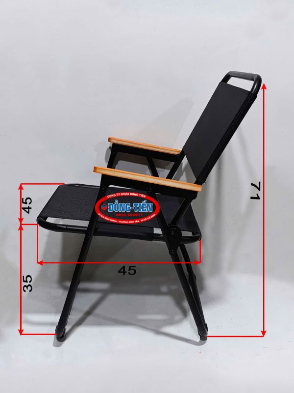 Ghế tay gỗ lưng lỡ